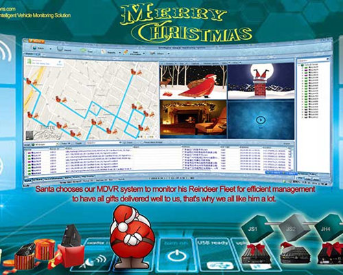 Santa chooses MDVR to monitor his Reindeer Fleet