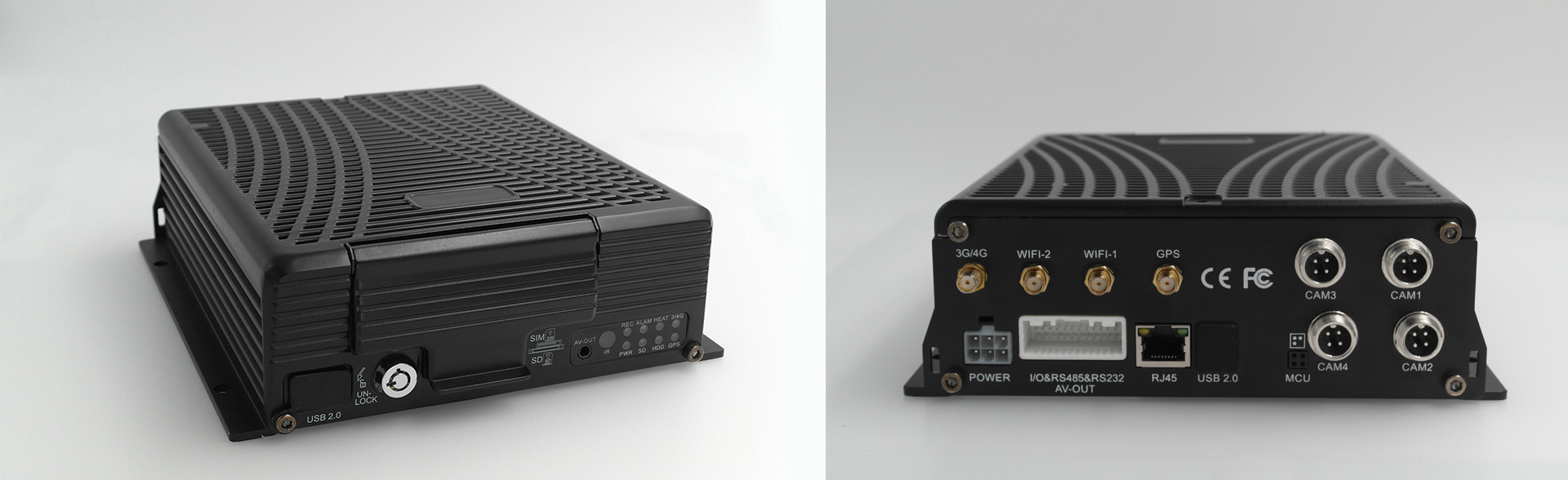 4 channel Mobile DVR for Vehicle Support 4G WiFi Picture3