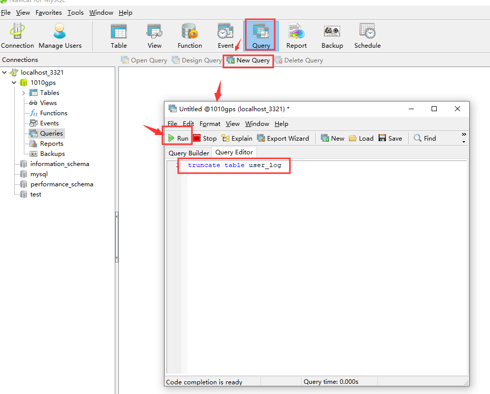 How to use command delete the user_log data Picture4