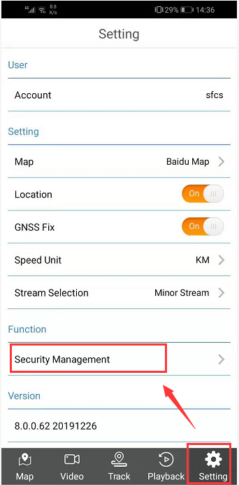 How to check ADAS and DSM alarm at Android APK side Picture2