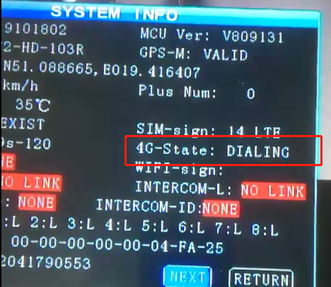 4G State Dialing failed Picture2