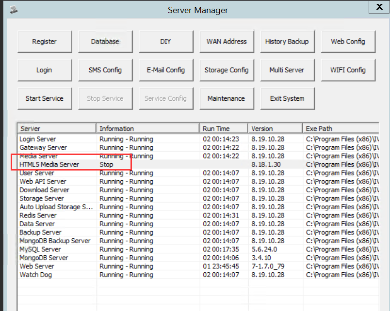 How to solve HTML5 Media Server run failed Picture2