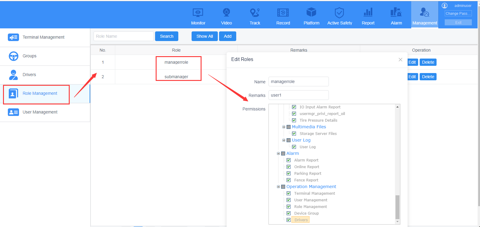 How to assign different permissions accounts Picture4