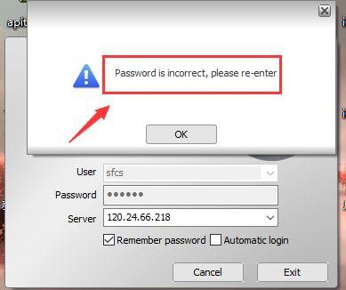 How to restore the IVMS Client account default password Picture1