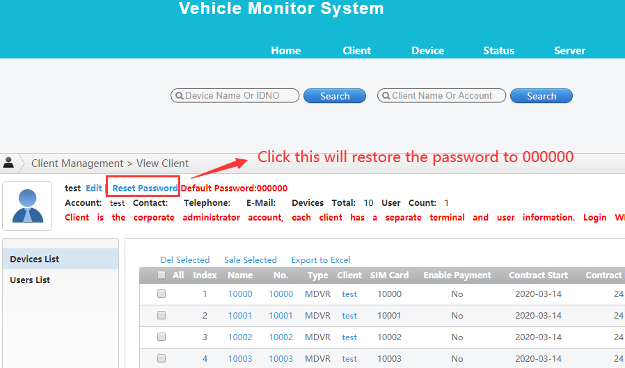 How to restore the IVMS Client account default password Picture4