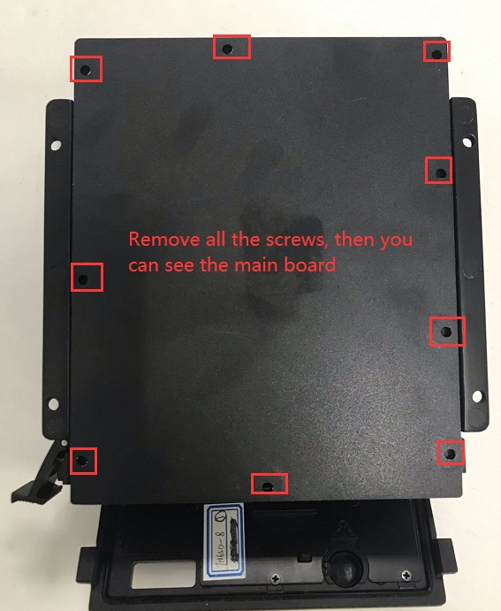 How to remove the enclosure of MDVR Picture1