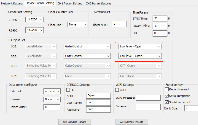 Differentiate IO ports to implement Passenger Counter and Panic Button functions Picture2