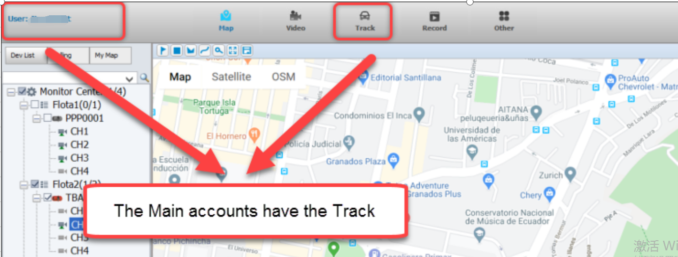 How to get track option in IVMSClient Picture1