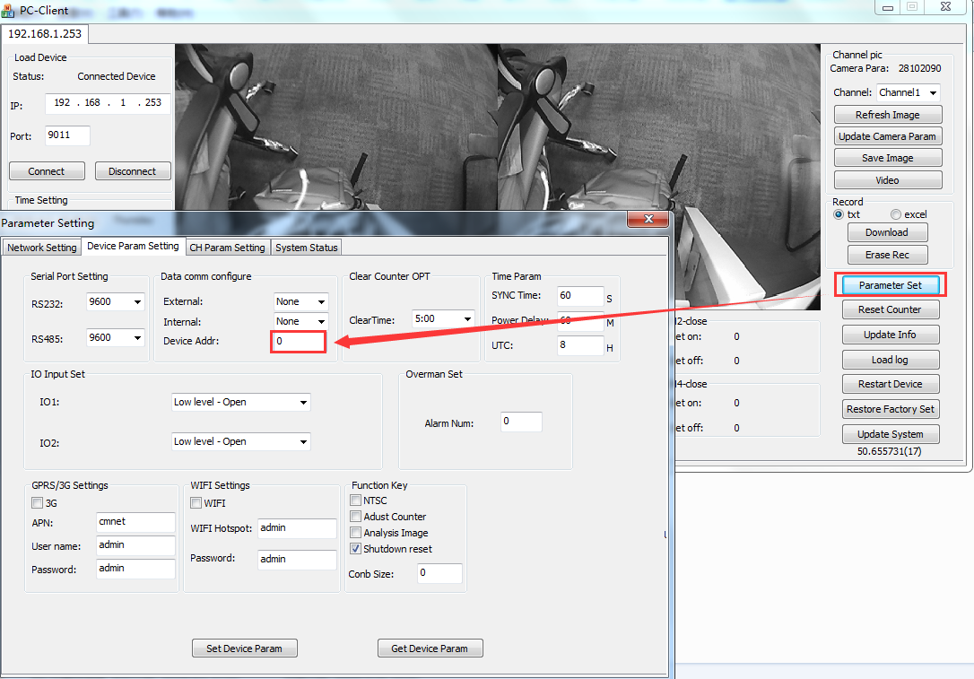 How to check if MDVR can not find RS485 of Passenger Counter Picture7