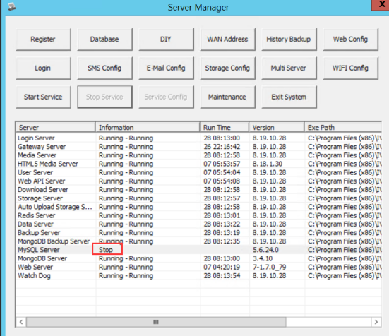 How to solve the issue about MySql running failed Picture1