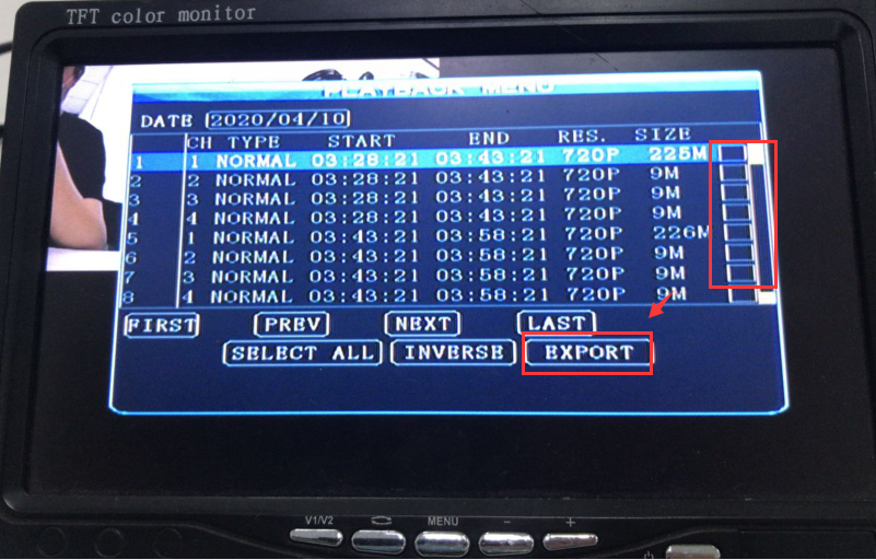 How to solve the USB/SD card can not export MDVR parameters Picture8