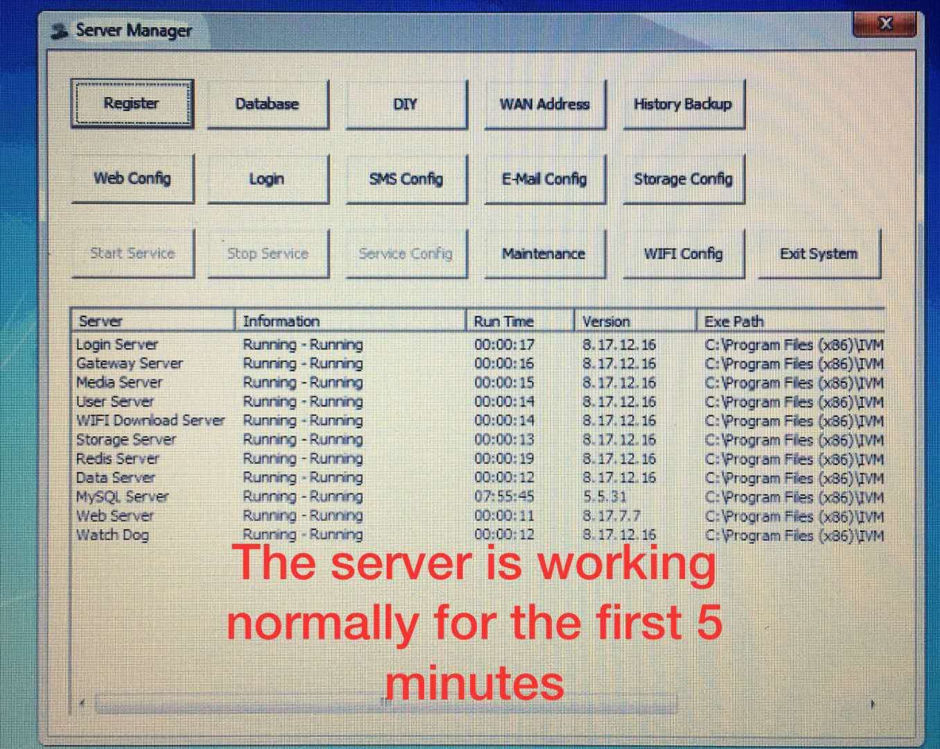 How to solve the issue about 'each services connect Login Server failed frequently' Picture2