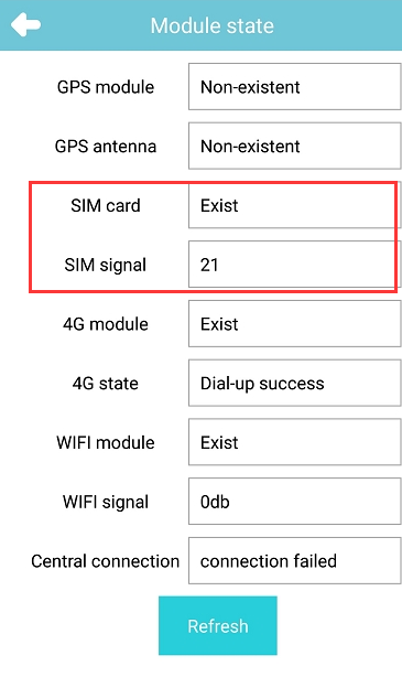 How to check if JI3 can not find SIM card Picture2