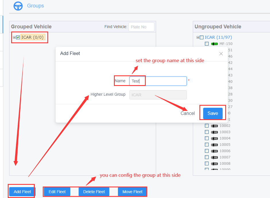 How to add group and move device different via web side Picture2