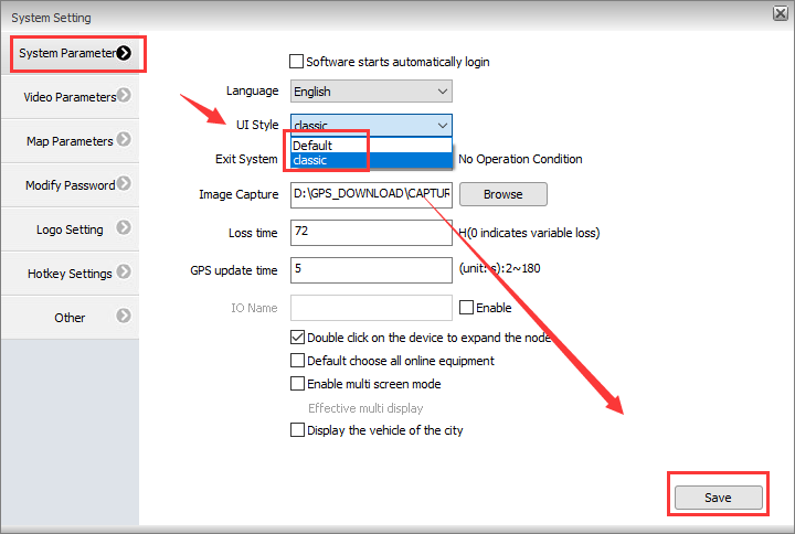 How to change the IVMS Client UI style and open multi screen mode Picture2