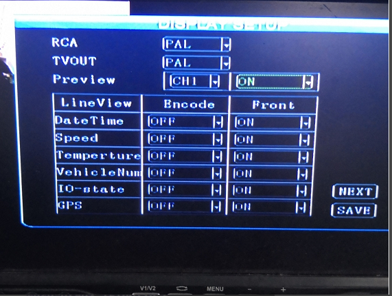 How to use OSD settings Picture1