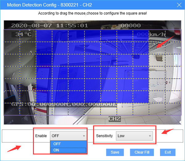 How to set motion detection alarm for IVMS Client side Picture2