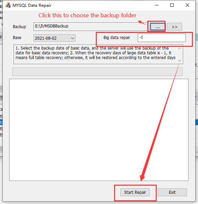 How to use MySQL Server Manager Backup and Restore data Picture5
