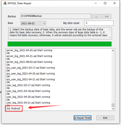 How to use MySQL Server Manager Backup and Restore data Picture6