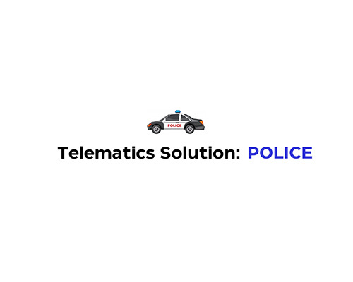 Law enforcement with Telematics & MDVR Solution