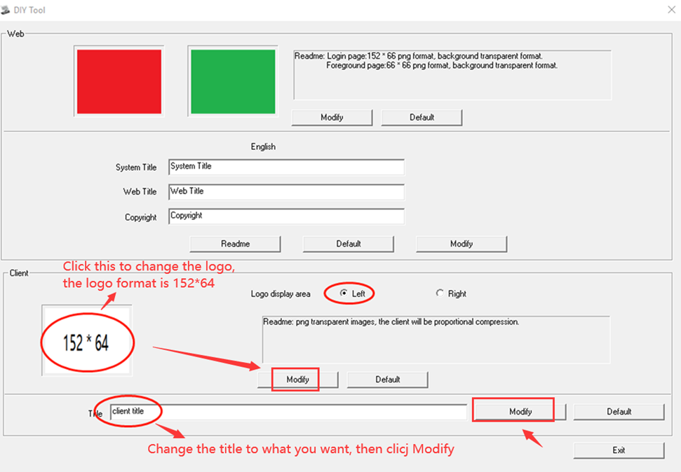 How to change the IVMS client login page title and logo Picture2