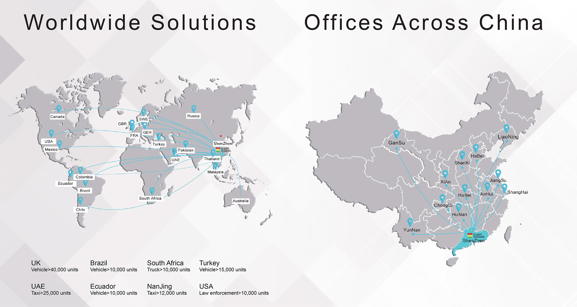 Worldwide Solutions and Offices Across China