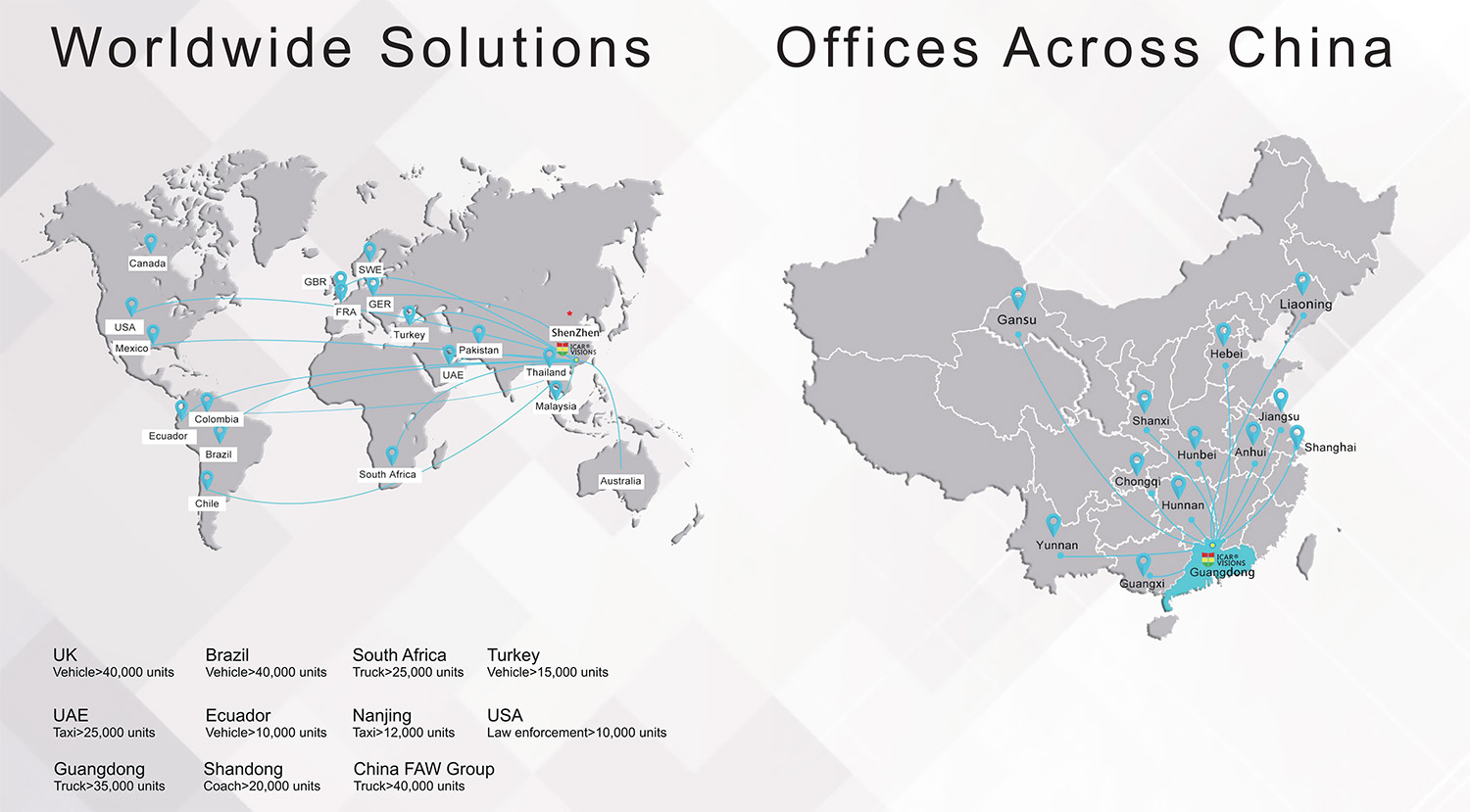 Worldwide Solutions and Offices Across China
