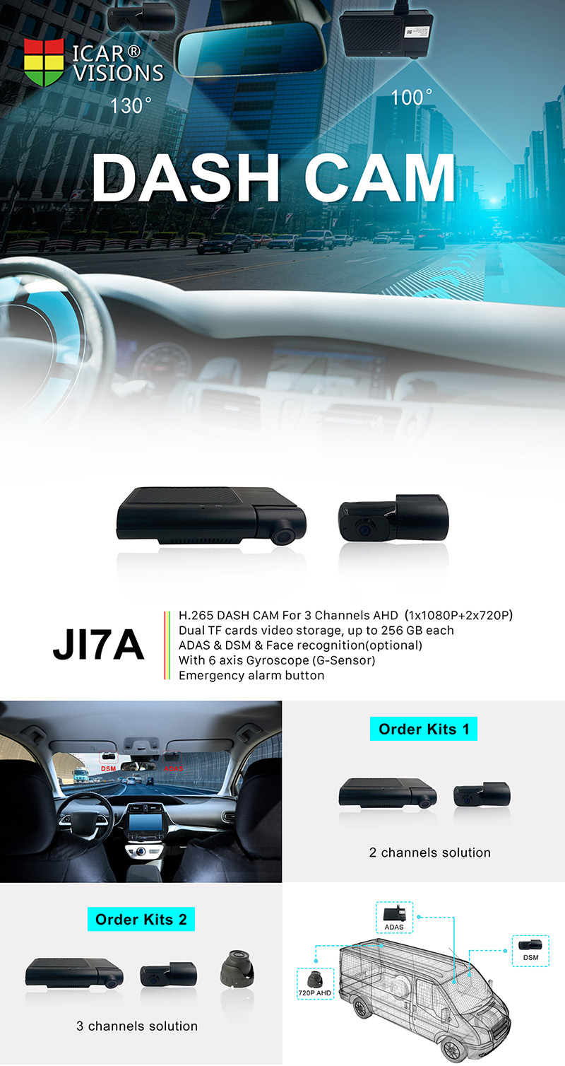 The comparison of 2 channel Mobile DVR and the traditional dashcam Picture1