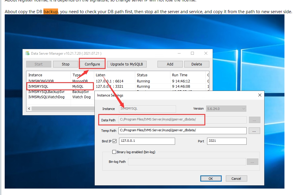 How to slove that after reninstall mysql server and Server Manager connect DB Falied Picture3