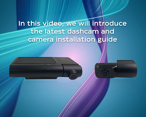 The guidance of new dash cam JI7A with ADAS and DSM