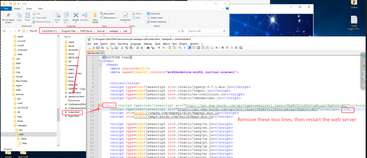 How to cancel the Baidukey error on web client Picture2