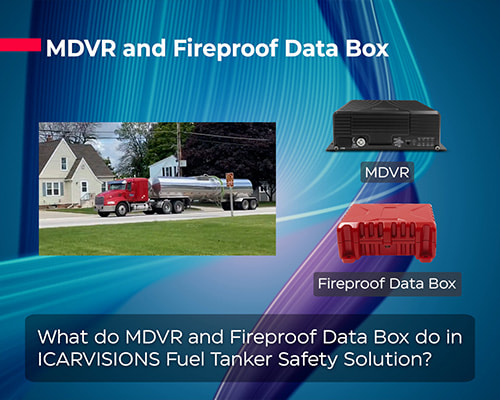 ICARVISIONS' MDVR & Fireproof Data Box for Fuel Tanker Safety
