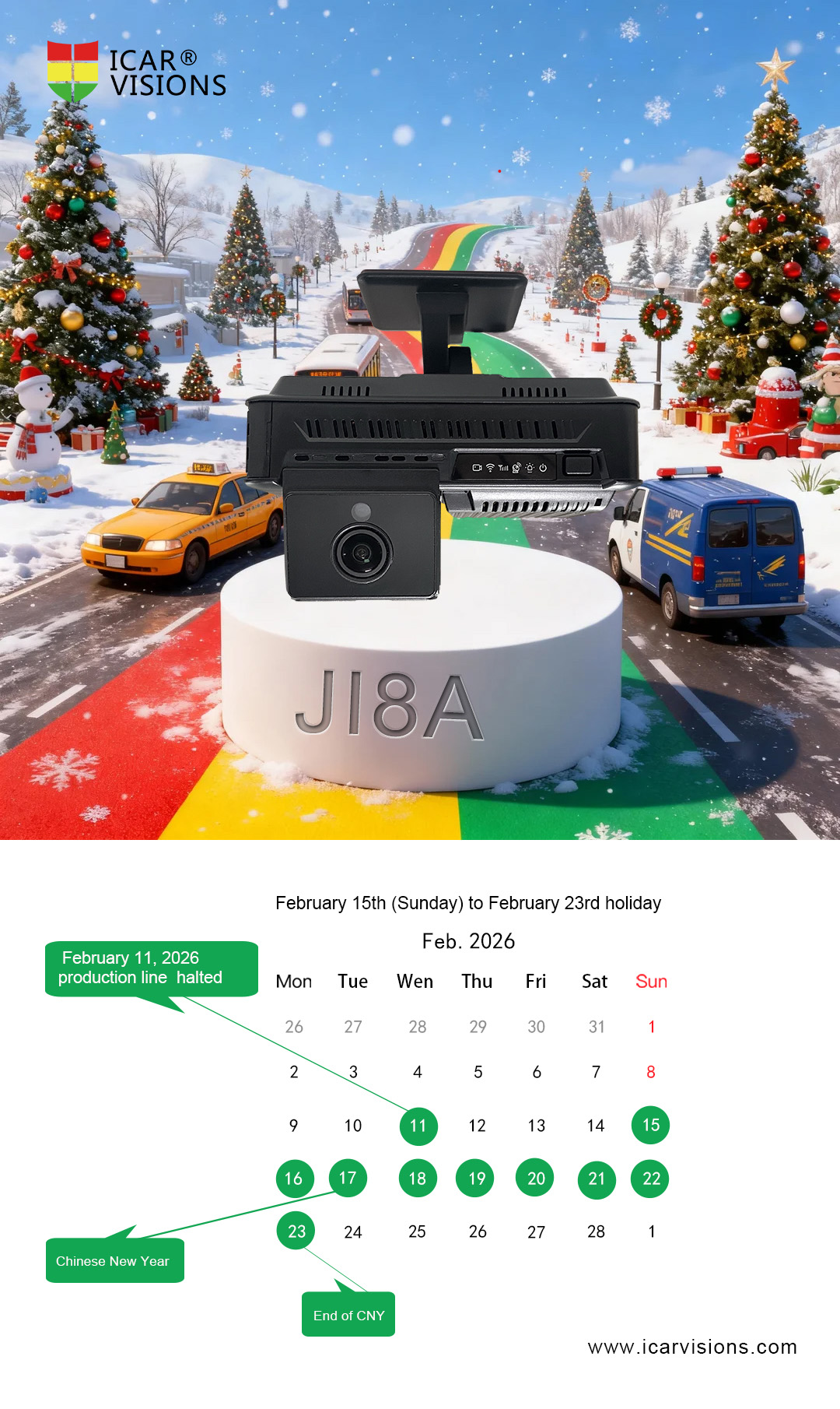 Season’s Greetings & Chinese New Year Production Schedule Picture2 Season’s Greetings & Chinese New Year Production Schedule Picture2