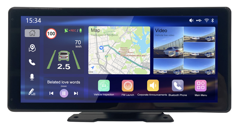10.36-Inch Android Touchscreen Vehicle Monitor JK12C 10.36-Inch Android Touchscreen Vehicle Monitor JK12C